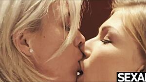 Sexy Blonde Lesbians Eat Each Other's Pussy To Multiple Orgasms In Doggystyle