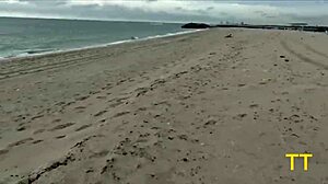 Brandi Bae Says, 'Want A Handjob On The Beach?' To Stranger With Big Cock