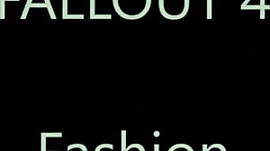 sexy brunette teen 18+ teases in slutty fallout 4 fashion