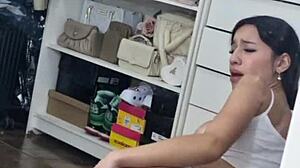 Watch Me Stretch My Ass With This Black Rubber Cock!