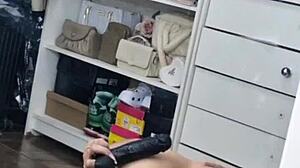 Watch Me Stretch My Ass With This Black Rubber Cock!