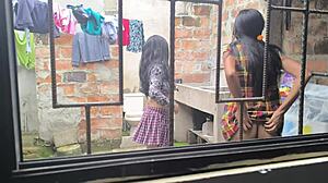 Housewives Make Homemade Porn After Laundry