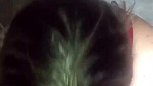 Que rica chúpala que le doy a mi amigo, deepthroating his black cock.