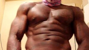 Big black hairy cock worship with hallelujah johnson 😍