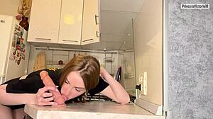 I Tore My Panties to Make It Easier to Masturbate Blowjob