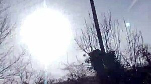 housewife flashes tits outdoors on homemade drive