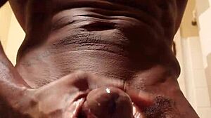 Big black hairy cock worship with hallelujah johnson 😍