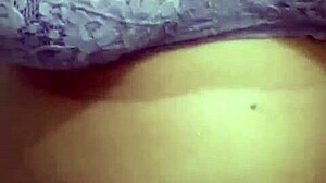 Hey, check out this bhabhi flashing her big boobs during that village video call.