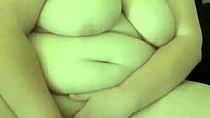 bbw housewife kandy kane deepthroats big cock, slutty blowjob homemade