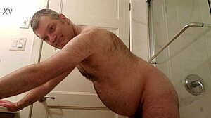 nude martin lavallée sodomizes himself with dildo in bathroom flashing 😈