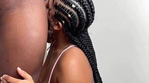 Cute Brunette Model Gives Deepthroat Blowjob to Big Cock