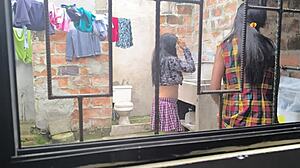 Housewives Make Homemade Porn After Laundry