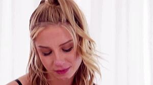 petite 18+ blonde cheerleader kait fucks bbc crush with handjob and cum in mouth when bf is away 😘