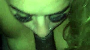 blonde bbw gives sloppy to bbc