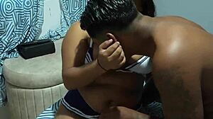 Colombian Teen Stepsister Fucked Before Friends With Cunilingus And Blowjob