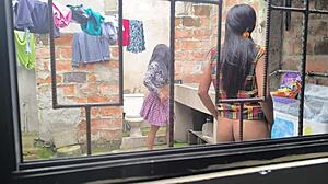 Housewives Make Homemade Porn After Laundry