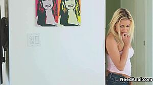 Curvy Blonde Teen 18+ Craves For Deep Anal From Roomie