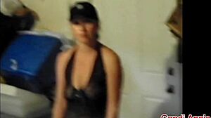 Slut Milf Wife Candi Annie in Hardcore Photo Shoot in Dirty Garage