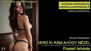 Hungarian woman gives jerk off instructions in audio