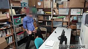 Black Chick At School Under High Stress From Lp Officer