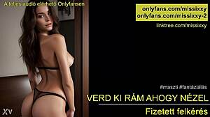 Hungarian woman gives jerk off instructions in audio