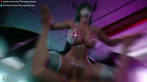 Hot Succubus Morrigan Fucks Intensely In Street Fight