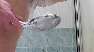 I masturbate with the shower head for intense pleasure!