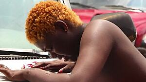 yo, i fuck my client's tight plump pussy bareback in garage during repairs