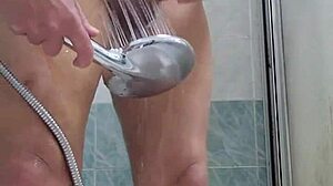 I masturbate with the shower head for intense pleasure!