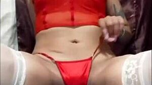 Argentinian mama Noel slut fucks all her holes with dildo until squirting explosion!