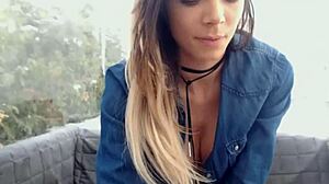 Young 18+ Girl Shows Big Tits on Outdoor Webcam