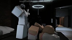 bent over for doggystyle creampie blowjob