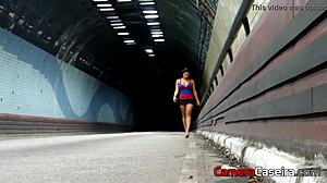 Hot Brunette Has Sex In Tunnel, Explains To Police