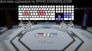 big tits lady plays in new hentai game