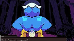 I dive into that prostitute's muff and lick her pussy in fetish scene