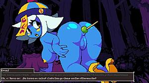 I dive into that prostitute's muff and lick her pussy in fetish scene