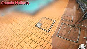 Did you ever try risky pickup sex in a famous thermal bath? This petite Spanish teen Valentina Lapiedra gets bent over by a big cock outdoors