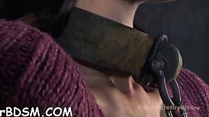 bound girls in rough bondage, fucking and sucking pussies