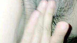 Milf bent over in doggystyle squirting from creampie