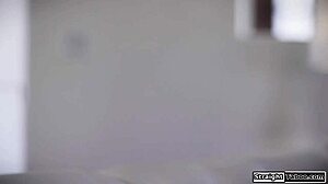 Brunette's Intense Passion Fucking Her Creepy Stepcousin