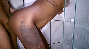 Young Guy Feels Intense Pleasure Bent Over In Shower