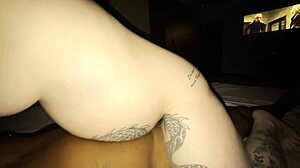 my pregnant body cums hard on big black cock