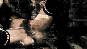 Vintage lesbians explore secret desires in antique setting