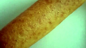 look at that tiny shaved pussy squirting