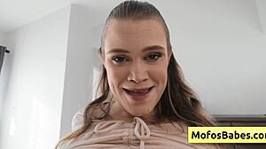 natural busty blonde sucks huge dick deep