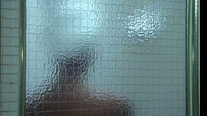 Ebony girl undresses in shower scene from Kolchak.