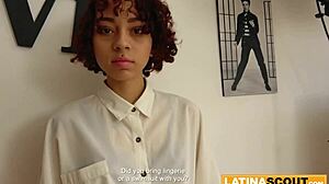 petite 18yo latina cutie gets rough anal in fake amateur casting