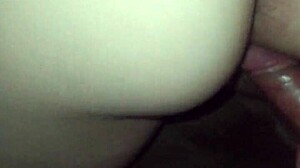 big ass mature gets pounded doggystyle until cumshot in pov close up.
