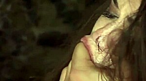Hey, that innocent girl gets dominated and fucked hard in the cellar 😈