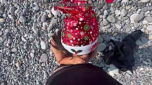 Valentina Follo en Playa Despues de Fiesta Navidena.